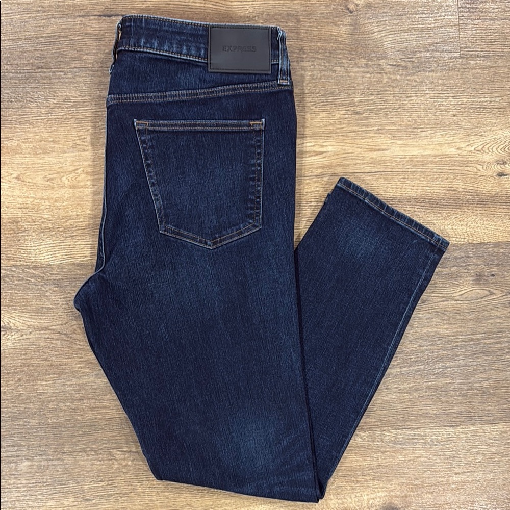 Express Blue Slim Jeans Classic Style